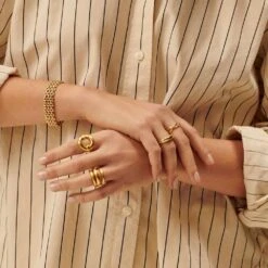 Bague Ajustable CHAIN -Agatha Boutique 02240445 157 MM M3