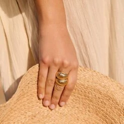 Bague Ajustable TRESSE -Agatha Boutique 02280263 157 53 M2