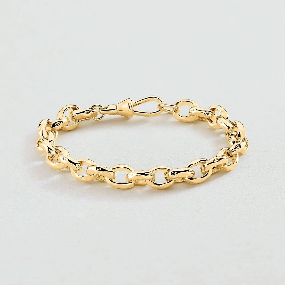 Bracelet Souple MAILLE MARTELÉE 1 Bracelet Souple MAILLE MARTELÉE