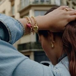 Bracelet Souple MAILLE MARTELÉE 11 Bracelet Souple MAILLE MARTELÉE -Agatha Boutique 02480321 157 TU M3