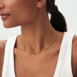 Collier Ras Du Cou CHAÎNE JASERON 9 Collier Ras Du Cou CHAÎNE JASERON -Agatha Boutique 02680234 157 TU M1