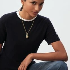 Collier Mi-long CHAÎNE GOURMETTE 12 Collier Mi-long CHAÎNE GOURMETTE -Agatha Boutique 02680417 157 TU M2