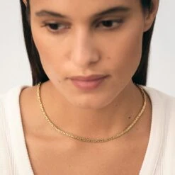 Collier Ras Du Cou MAILLE BIZANTINE -Agatha Boutique 02680420 157 TU M1