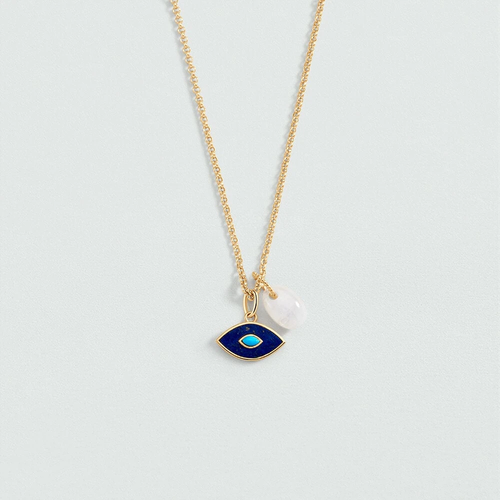 Pendentif ŒIL LAPIS LAZULI 3 Pendentif ŒIL LAPIS LAZULI – Image 3
