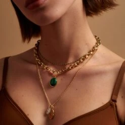 Pendentif PIERRE NATURELLE 10 Pendentif PIERRE NATURELLE -Agatha Boutique 02880096 123 TU M3