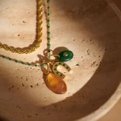 Pendentif PIERRE NATURELLE 11 Pendentif PIERRE NATURELLE -Agatha Boutique 02880096 123 TU M4