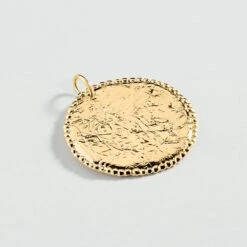 Pendentif MÉDAILLE TEXTURÉE